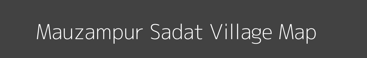 Map of Mauzampur Sadat Village in Uttar Pradesh Image