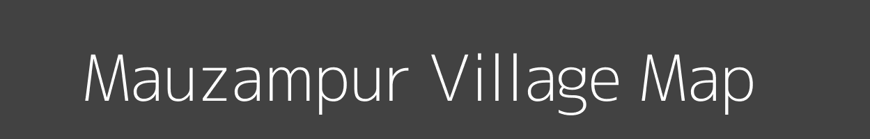 Map of Mauzampur Village in Uttar Pradesh Image