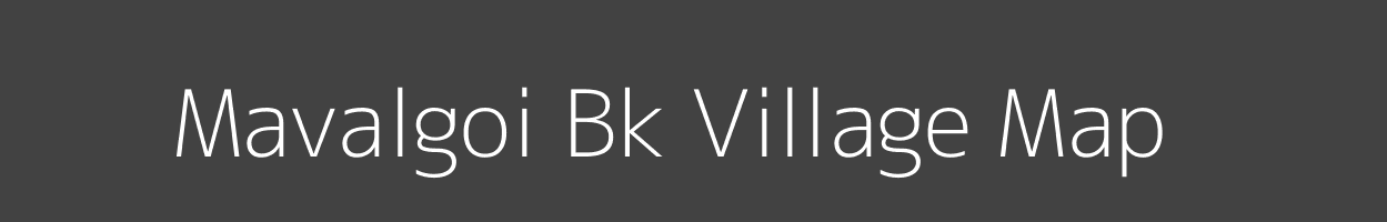 Map of Mavalgoi Bk Village in Maharashtra Image
