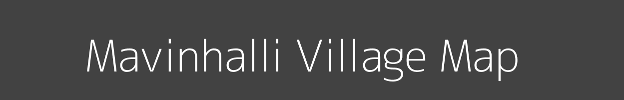 Map of Mavinhalli Village in Karnataka Image