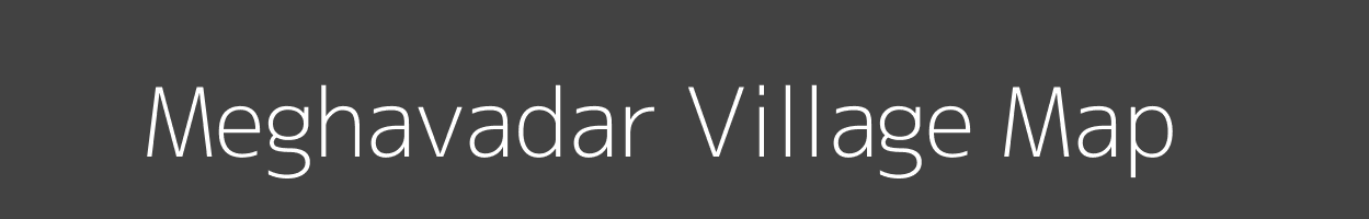 Map of Meghavadar Village in Gujarat Image