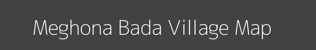 Map of Meghona Bada Village in Madhya Pradesh Image