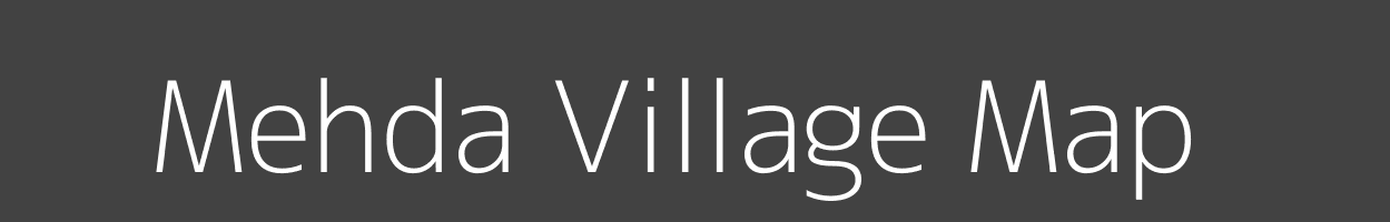 Map of Mehda Village in Madhya Pradesh Image