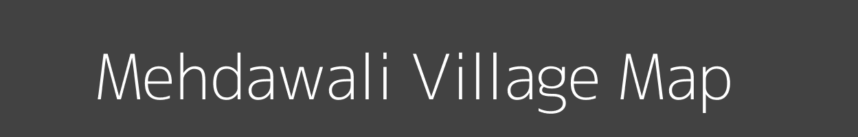 Map of Mehdawali Village in Madhya Pradesh Image