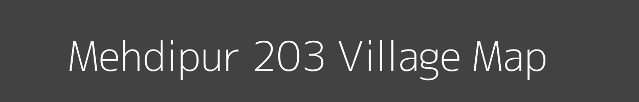 Map of Mehdipur 203 Village in Punjab Image