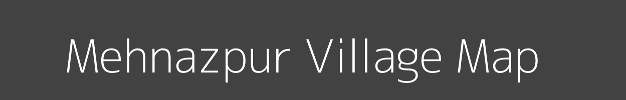 Map of Mehnazpur Village in Uttar Pradesh Image