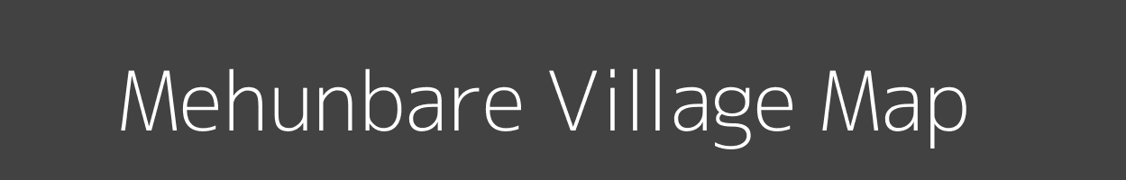 Map of Mehunbare Village in Maharashtra Image