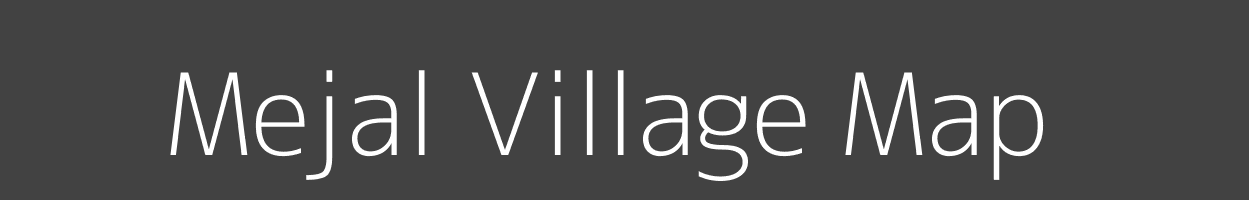 Map of Mejal Village in Madhya Pradesh Image