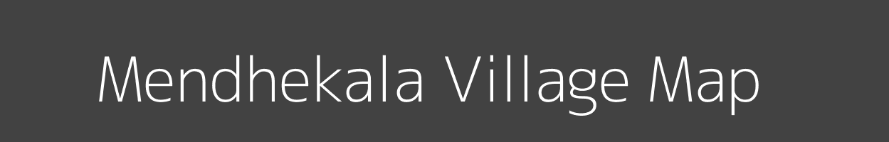 Map of Mendhekala Village in Maharashtra Image