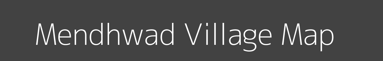 Map of Mendhwad Village in Maharashtra Image