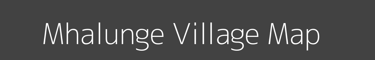 Map of Mhalunge Village in Maharashtra Image