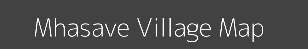 Map of Mhasave Village in Maharashtra Image