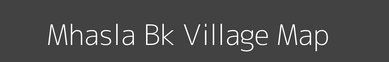 Map of Mhasla Bk Village in Maharashtra Image