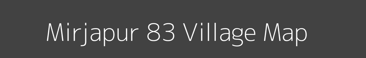 Map of Mirjapur 83 Village in Punjab Image