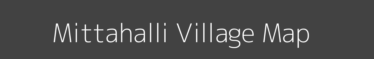Map of Mittahalli Village in Tamil Nadu Image
