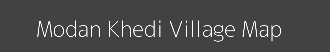 Map of Modan Khedi Village in Madhya Pradesh Image