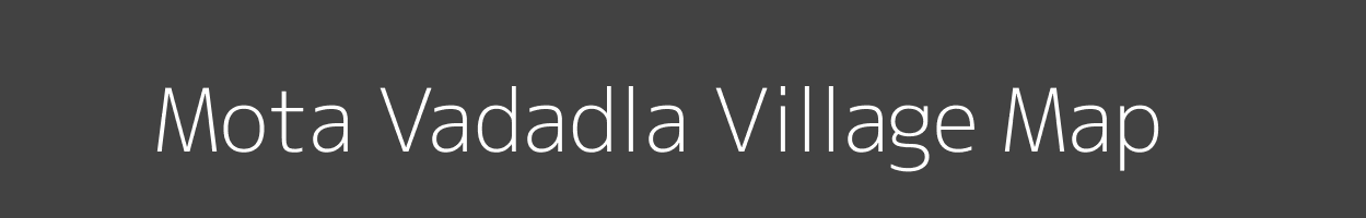 Map of Mota Vadadla Village in Gujarat Image