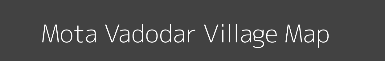 Map of Mota Vadodar Village in Gujarat Image