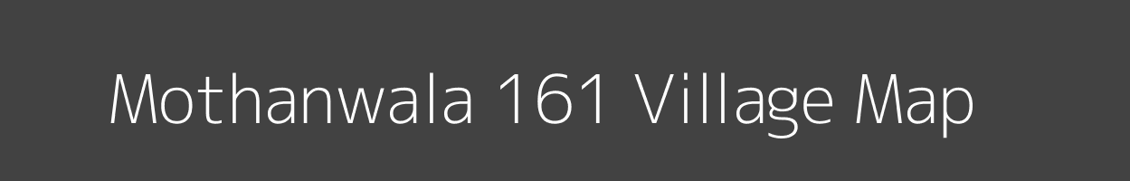 Map of Mothanwala 161 Village in Punjab Image