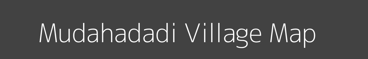 Map of Mudahadadi Village in Karnataka Image