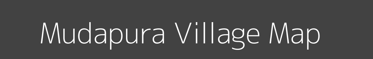 Map of Mudapura Village in Madhya Pradesh Image