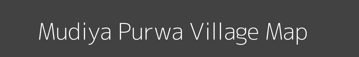 Map of Mudiya Purwa Village in Madhya Pradesh Image