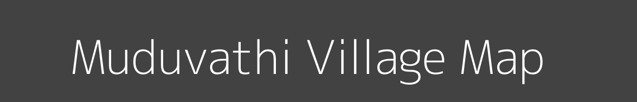 Map of Muduvathi Village in Karnataka Image