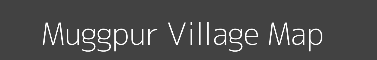 Map of Muggpur Village in Uttar Pradesh Image