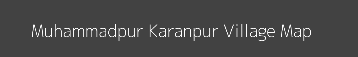 Map of Muhammadpur Karanpur Village in Uttar Pradesh Image