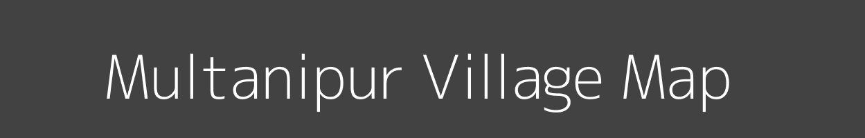 Map of Multanipur Village in Uttar Pradesh Image
