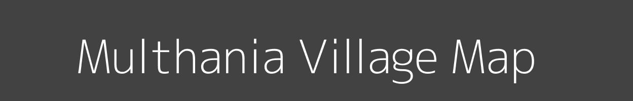 Map of Multhania Village in Madhya Pradesh Image