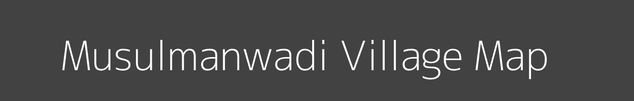 Map of Musulmanwadi Village in Maharashtra Image
