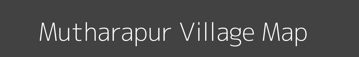 Map of Mutharapur Village in Uttar Pradesh Image