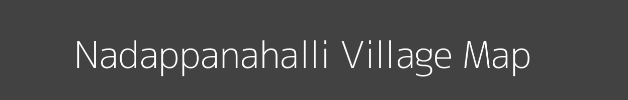 Map of Nadappanahalli Village in Karnataka Image