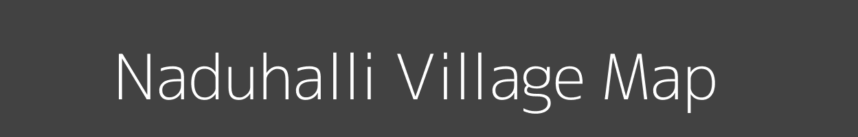 Map of Naduhalli Village in Tamil Nadu Image