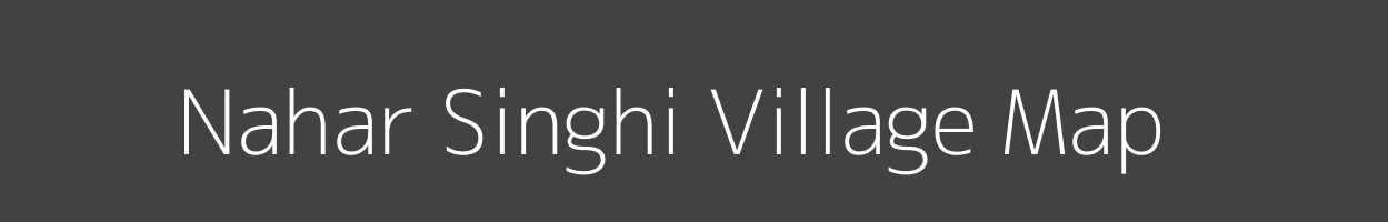Map of Nahar Singhi Village in Rajasthan Image