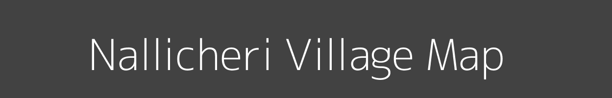 Map of Nallicheri Village in Tamil Nadu Image