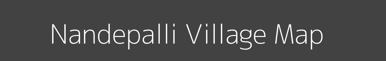 Map of Nandepalli Village in Karnataka Image