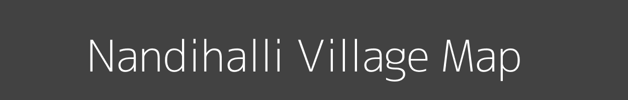 Map of Nandihalli Village in Karnataka Image