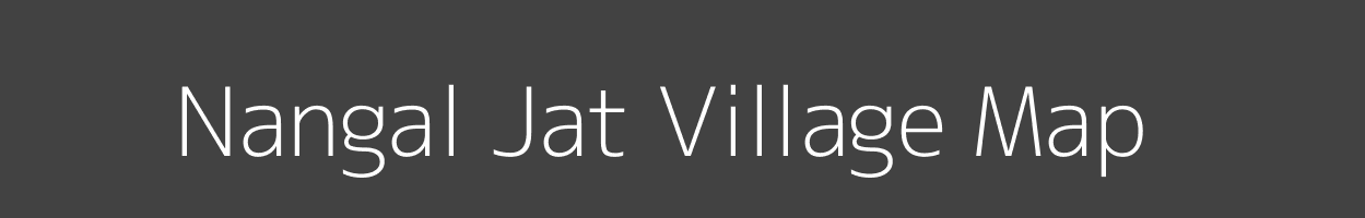 Map of Nangal Jat Village in Uttar Pradesh Image