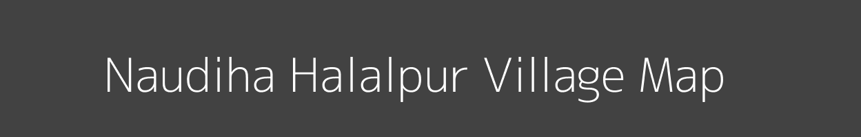 Map of Naudiha Halalpur Village in Uttar Pradesh Image