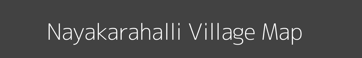Map of Nayakarahalli Village in Karnataka Image
