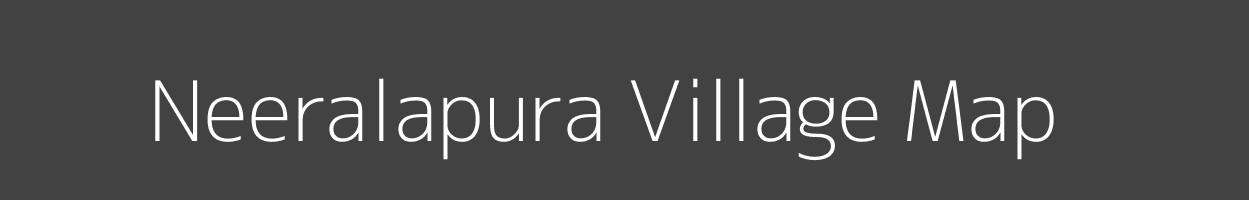 Map of Neeralapura Village in Karnataka Image