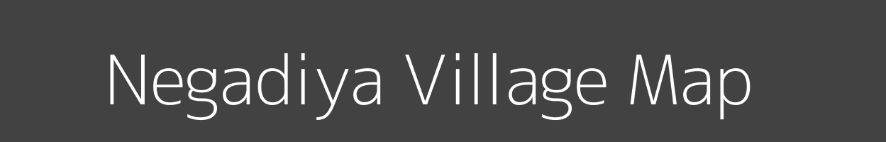 Map of Negadiya Village in Madhya Pradesh Image