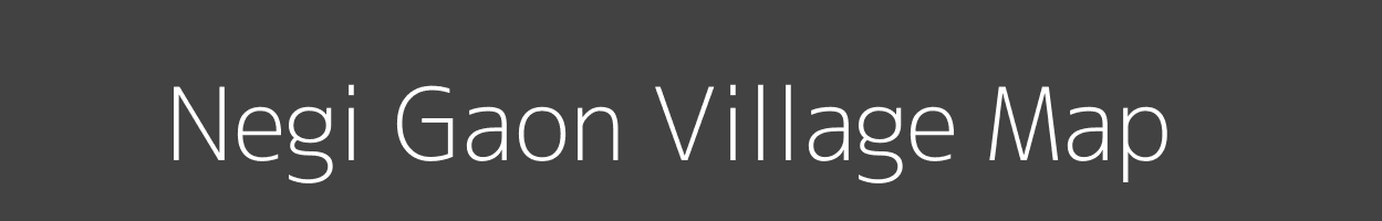 Map of Negi Gaon Village in Uttarakhand Image