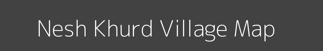 Map of Nesh Khurd Village in Madhya Pradesh Image