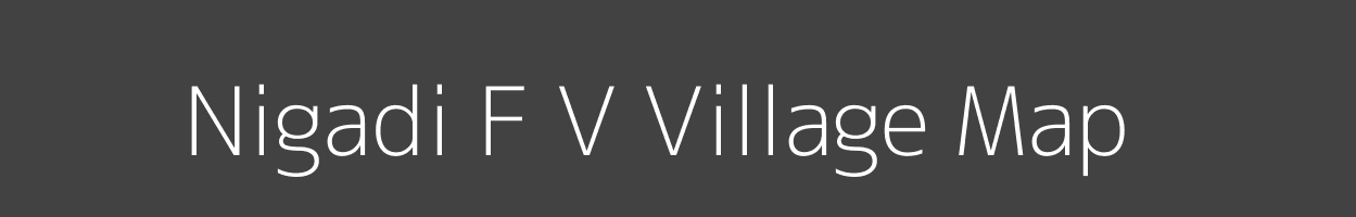 Map of Nigadi F V Village in Maharashtra Image