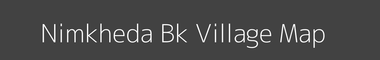 Map of Nimkheda Bk Village in Maharashtra Image