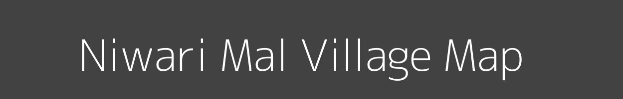 Map of Niwari Mal Village in Madhya Pradesh Image