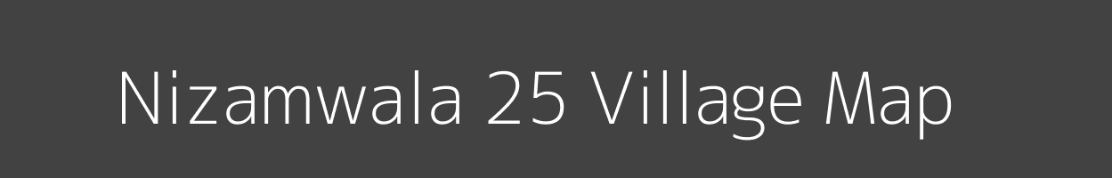 Map of Nizamwala 25 Village in Punjab Image